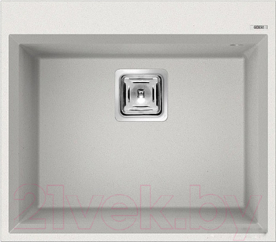 Мойка кухонная Elleci Karisma 105 Bianco Titano G68 / LGK10568 - фото