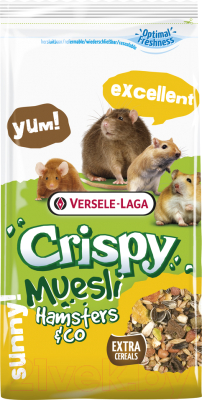 Корм для грызунов Versele-Laga Crispy Muesli Hamsters & Co /461169 - фото