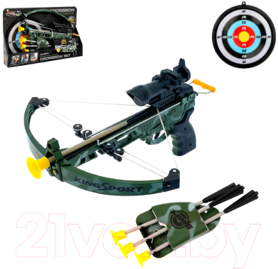 Арбалет игрушечный Sima-Land Камуфляж с мишенью / 3014929