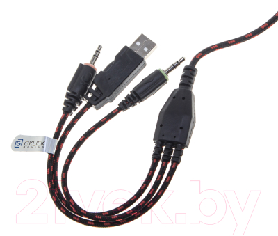 Наушники-гарнитура Оклик HS-L500G Toxic