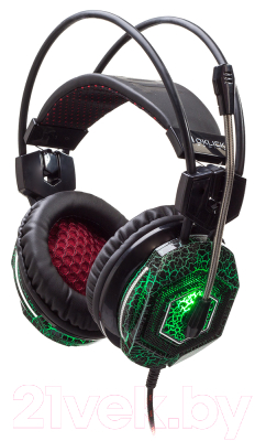 Наушники-гарнитура Оклик HS-L500G Toxic