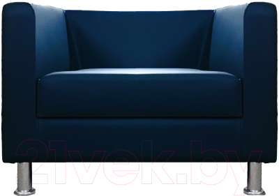 Кресло мягкое Brioli Билли (L18/синий) - фото