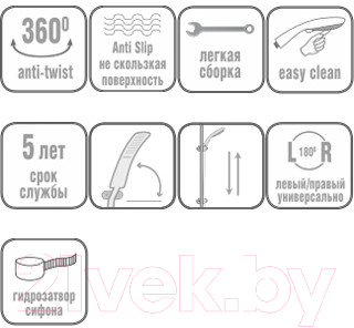 Душевая кабина RIVER Tana 100/80