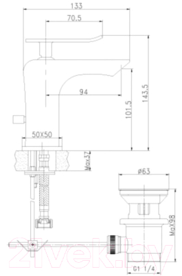Смеситель LEMARK Contest LM5806CW (хром/белый)
