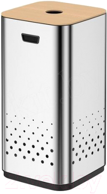 Бак для белья WeltWasser WW LETY MT (35L, матовая сталь) - фото