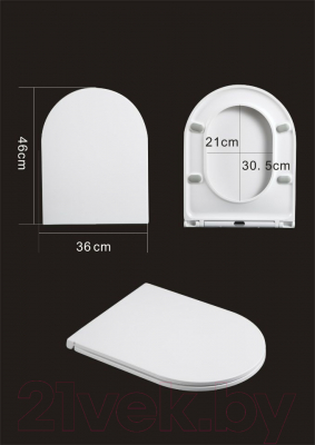 Сиденье для унитаза WeltWasser 009 GL-WT