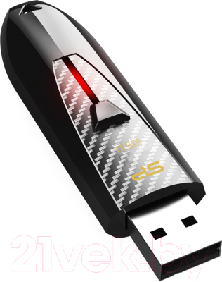 Usb flash накопитель Silicon Power Blaze B25 Black 64GB (SP064GBUF3B25V1K) - фото