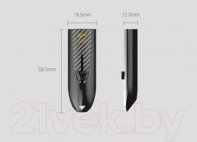 Usb flash накопитель Silicon Power Blaze B25 Black 64GB (SP064GBUF3B25V1K)