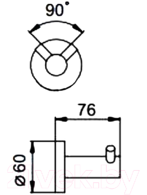 Крючок для ванной Frap F30205-2