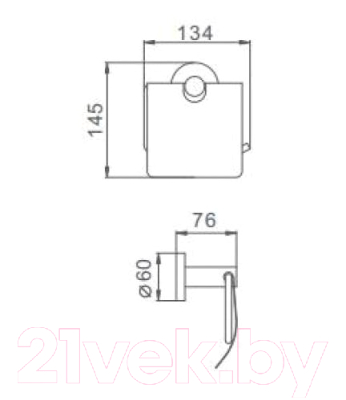 Держатель для туалетной бумаги Frap F30203