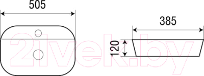 Умывальник WeltWasser Elbach 2202