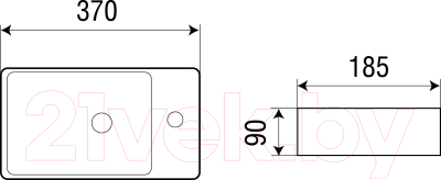 Умывальник WeltWasser Aisbach 5092R