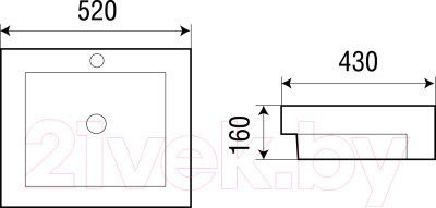 Умывальник WeltWasser Deilbach 4012
