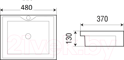Умывальник WeltWasser Deilbach 4014