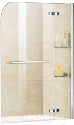 Стеклянная шторка для ванны WeltWasser WW100 100D2AK-100 - фото