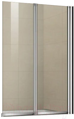 Стеклянная шторка для ванны WeltWasser WW100 100Z2-80 - фото