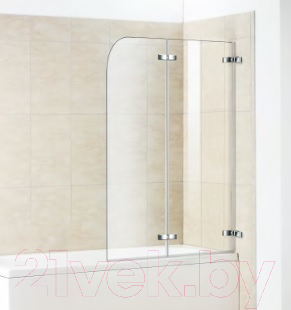 Стеклянная шторка для ванны WeltWasser WW100 100ZD2-90