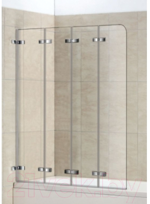 Стеклянная шторка для ванны WeltWasser WW100 100ZD4-100