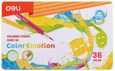 Набор цветных карандашей Deli Color Emotion / 00235 - фото