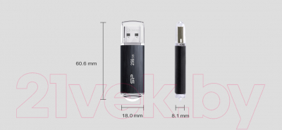 Usb flash накопитель Silicon Power Blaze B02 32GB (SP032GBUF3B02V1K)