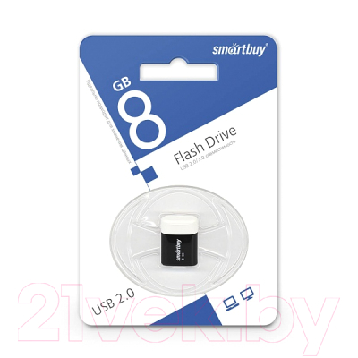 Usb flash накопитель SmartBuy Lara Black 8GB (SB8GBLara-K)