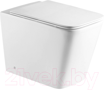 Унитаз приставной WeltWasser WW Gelbach 002 GL-WT (белый глянец) - фото