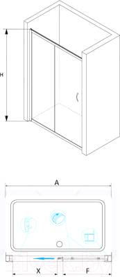 Душевая дверь RGW Passage PA-016 / 350801614-21