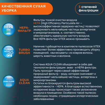 Пылесос Vitek VT-1833 PR