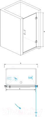 Душевая дверь RGW HO-011 / 350601109-11