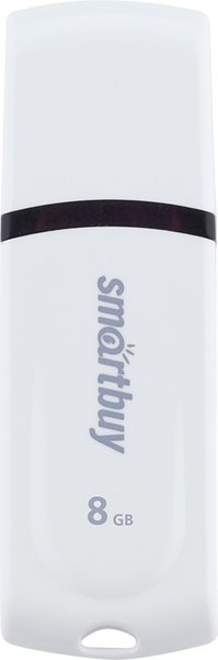 USB flash накопитель SmartBuy Paean White 8GB (SB8GBPN-W) - фото