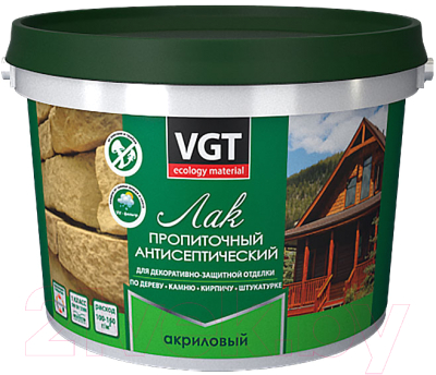 Лак VGT Пропиточный с антисептиком - фото
