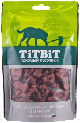 Лакомство для собак TiTBiT Косточки мясные с бараниной / 12918 - фото