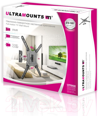 Кронштейн для телевизора Ultramounts UM 868
