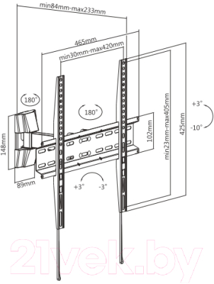 Кронштейн для телевизора Ultramounts UM 878