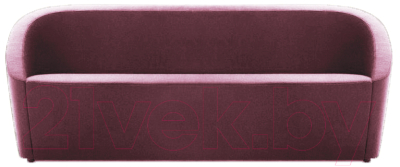 Диван Brioli Джакоб трехместный (J10/сиреневый) - фото