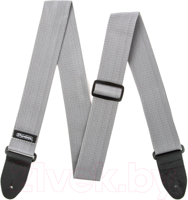 Ремень для гитары Dunlop Manufacturing D07-01GY Poly Strap Gray - фото