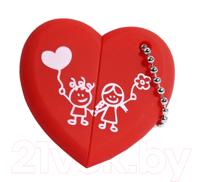 Usb flash накопитель SmartBuy Wild Сердце 16GB (SB16GBHeart) - фото