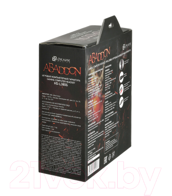 Наушники-гарнитура Оклик HS-L380G Abbadon