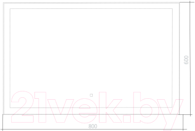 Зеркало Silver Mirrors Сантана 80x60 / ФР-00002081