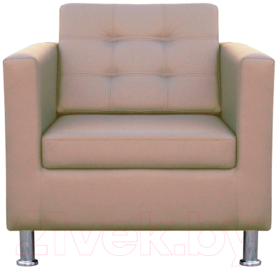 Кресло мягкое Brioli Дилли клетка (L7/бежевый) - фото