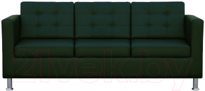 Диван Brioli Дилли клетка трехместный - фото