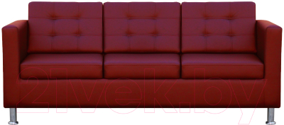 Диван Brioli Дилли клетка трехместный - фото