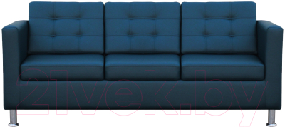 Диван Brioli Дилли клетка трехместный - фото