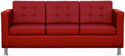 Диван Brioli Дилли клетка трехместный - фото