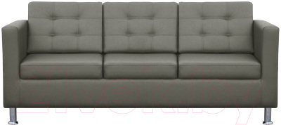 Диван Brioli Дилли клетка трехместный - фото