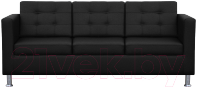 Диван Brioli Дилли клетка трехместный - фото