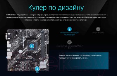 Материнская плата Asus Prime B450M-K II