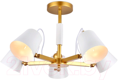 Люстра Ambrella TR3101/5 WH/GD - фото