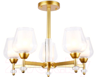 Люстра Ambrella TR3154/5 GD/CL (золотистый/прозрачный) - фото