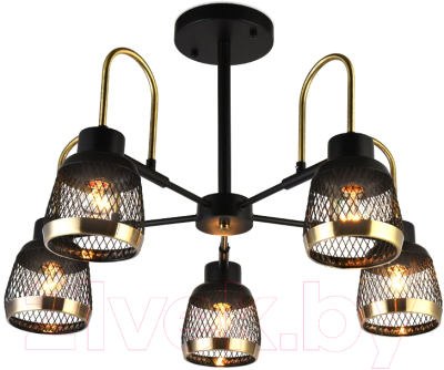 Люстра Ambrella TR8002/5 SB/BK (бронза/черный) - фото
